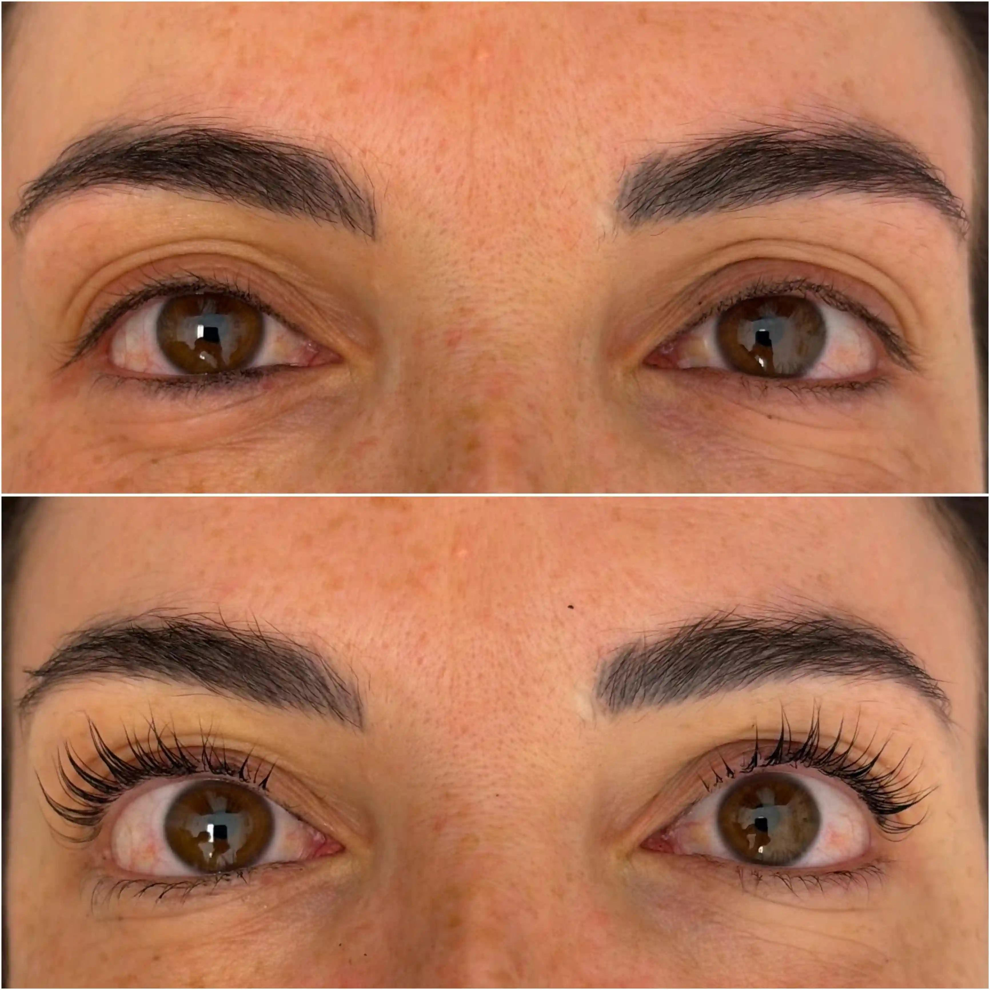 Laminazione ciglia eseguita nel centro estetico Enrica Beauty Lab a Firenze
